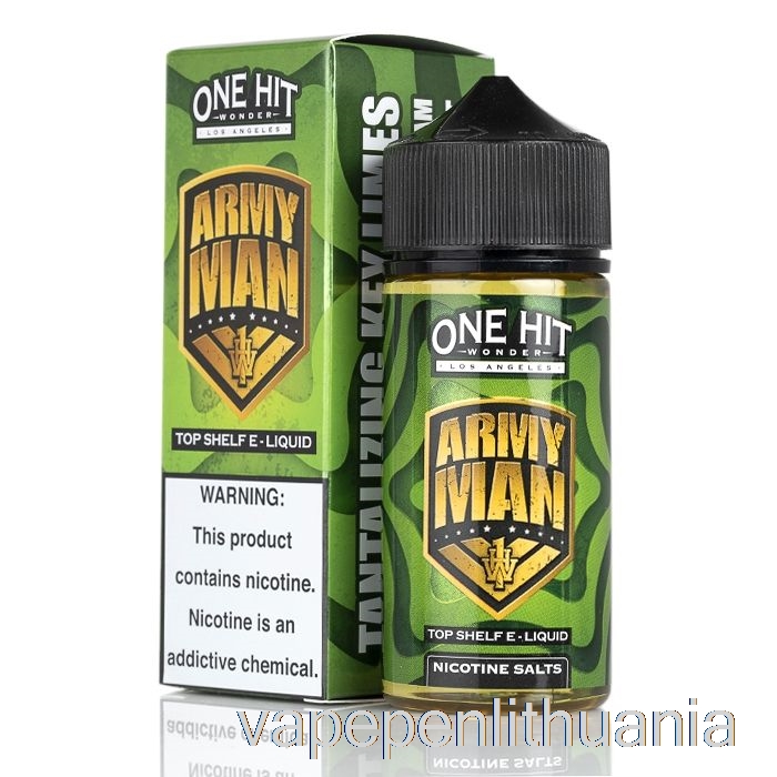 Army Man - One Hit Stebukl - 100ml 0mg Vape Skystis